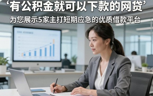 有公积金就可以下款的网贷，为您展示5家主打短期应急的优质借款平台
