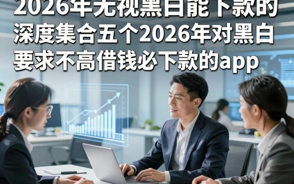 2026年无视黑白能下款的，深度集合五个2026年对黑白要求不高借钱必下款的app