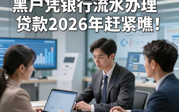 黑户凭银行流水办理贷款2026年赶紧瞧！顺道整理这5个黑户借钱凭流水能放款软件