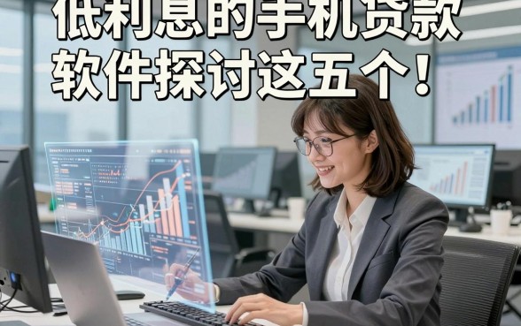 低利息的手机贷款软件探讨这五个！本文为您细致点评！