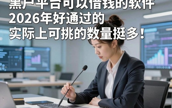 黑户平台可以借钱的软件2026年好通过的实际上可挑的数量挺多！，本篇拆解​这5个借钱软件！
