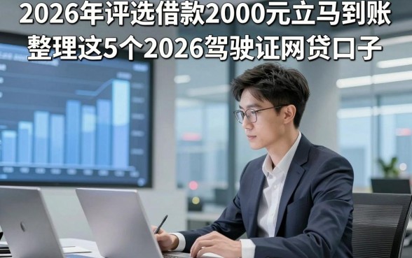 2026年评选借款2000元立马到账，整理这5个2026驾驶证网贷口子