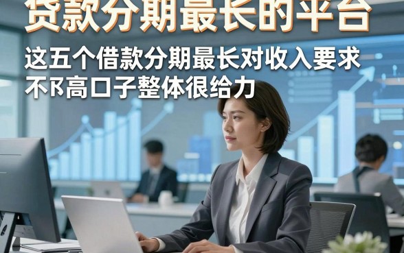 贷款分期最长的平台，这五个借款分期最长对收入要求不高口子整体很给力