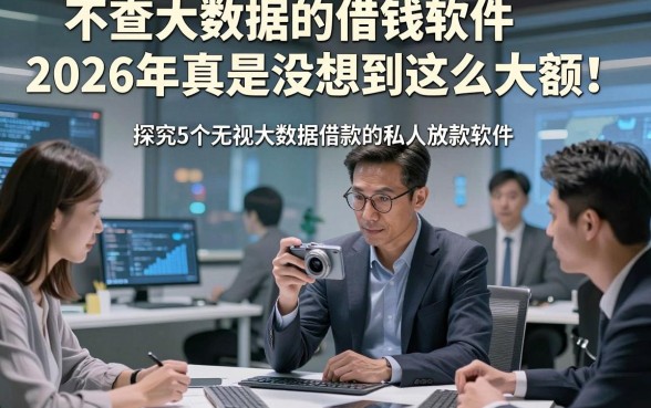 不查大数据的借钱软件2026年真是没想到这么大额！探究5个无视大数据借款的私人放款软件