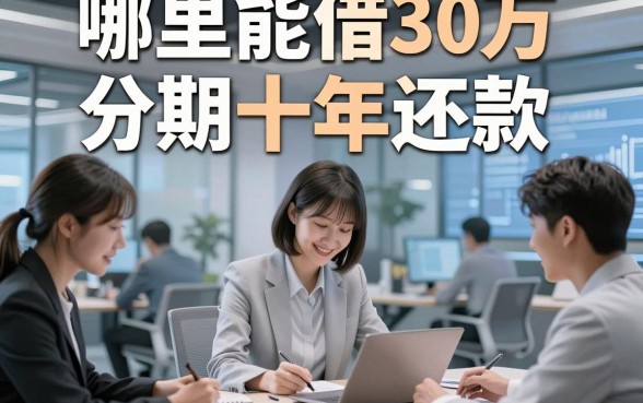 哪里能借30万分期十年还款，今日整理这五个借款30万分期十年对条件要求不高秒到账的软件