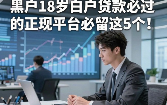 黑户18岁白户贷款必过的正规平台必留这5个！本文为您深入严选！