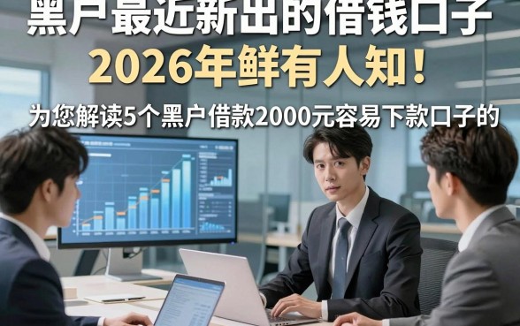 黑户最近新出的借钱口子2026年鲜有人知！为您解读5个黑户借款2000元容易下款的口子