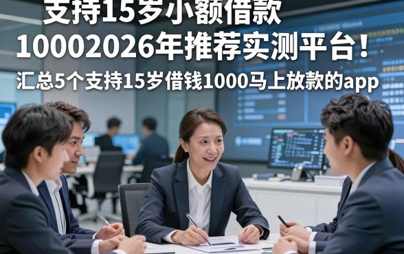 支持15岁小额借款10002026年推荐实测平台！汇总5个支持15岁借钱1000马上放款的app