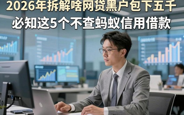 2026年拆解啥网贷黑户包下五千，必知这5个不查蚂蚁信用借款