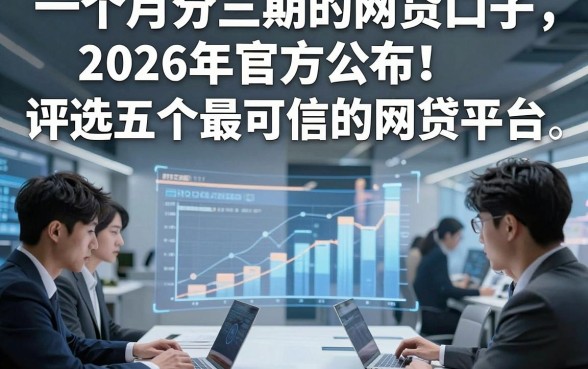 一个月分三期的网贷口子2026年官方公布！评选五个最可信的网贷平台
