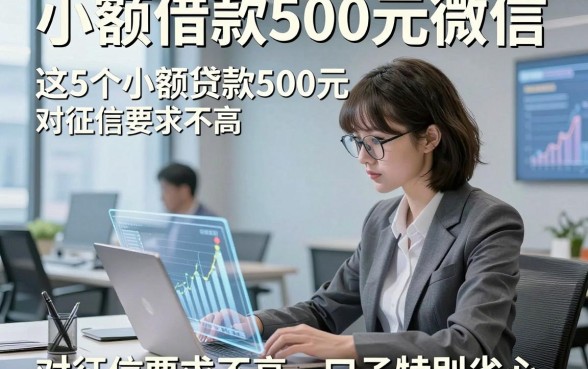 小额借款500元微信，顺便展示这5个小额贷款500元对征信要求不高口子特别省心