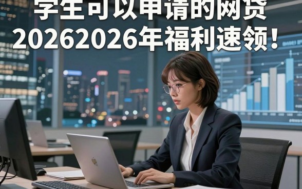 学生可以申请的网贷20262026年福利速领！同时分享这五个2026年网贷无视黑白