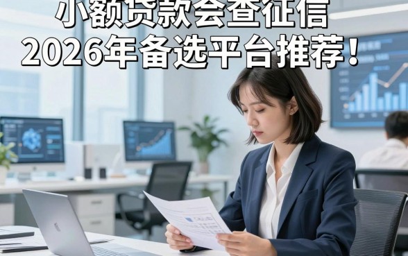 小额贷款会查征信2026年备选平台推荐！探究5个小额借款对征信要求不高软件