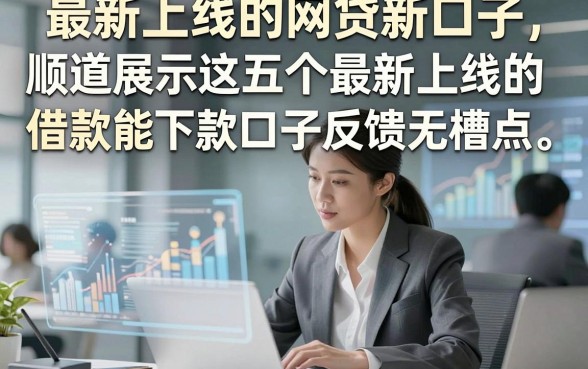 最新上线的网贷新口子，顺道展示这五个最新上线的借款能下款口子反馈无槽点