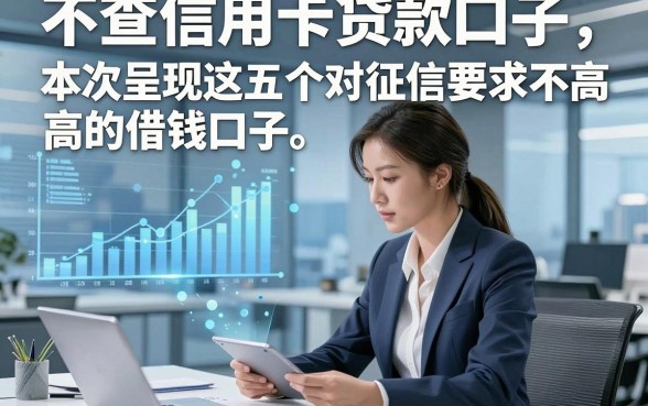 不查信用卡贷款口子，本次呈现这五个对征信要求不高的借钱口子