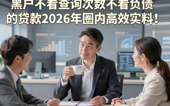 黑户不看查询次数不看负债的贷款2026年圈内高效实料！顺道罗列这五个无视查询负债的借钱500元秒批的口子