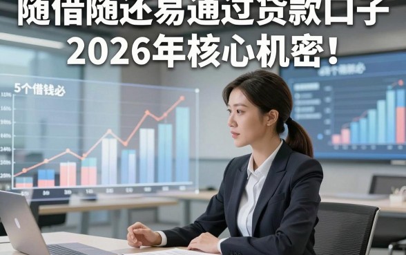随借随还易通过贷款口子2026年核心机密！本篇说明这5个借钱易通过必下款的口子