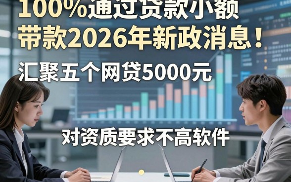 100%通过贷款小额带款2026年新政消息！汇聚五个网贷5000元对资质要求不高软件
