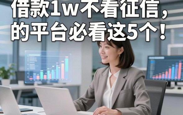 借款1w不看征信的平台必看这5个！本篇为您全面解析！