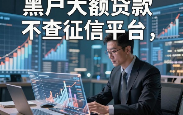 黑户大额贷款不查征信平台，深度展示这5个黑户借钱大额对征信要求不高口子周转可选这一款