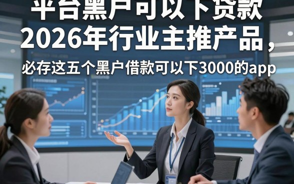 平台黑户可以下贷款2026年行业主推产品，必存这五个黑户借款可以下3000的app
