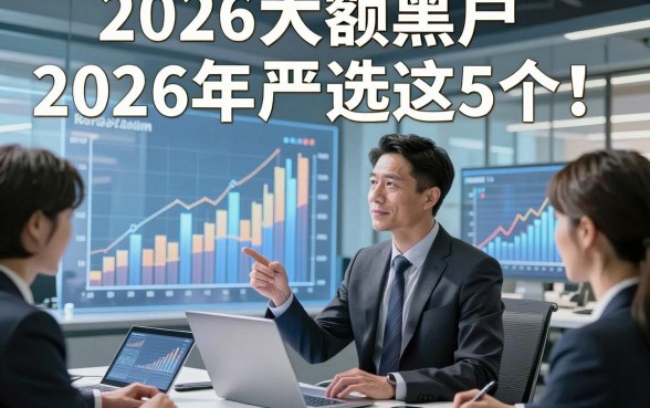 2026大额黑户2026年严选这5个！本篇为您深度严挑！