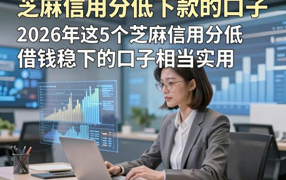 芝麻信用分低下款的口子,2026年这5个芝麻信用分低借钱稳下的口子相当实用