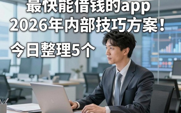 最快能借钱的app2026年内部技巧方案！今日整理5个最快贷款马上放款的app