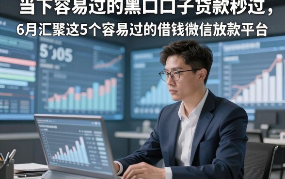 当下容易过的黑口子贷款秒过，6月汇聚这5个容易过的借钱微信放款平台