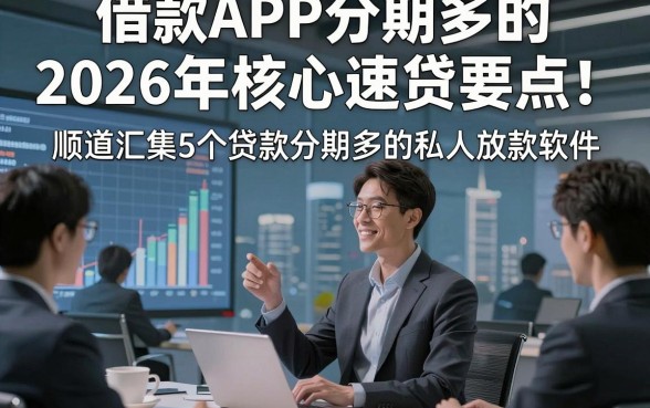 借款APP分期多的2026年核心速贷要点！顺道汇集5个贷款分期多的私人放款软件