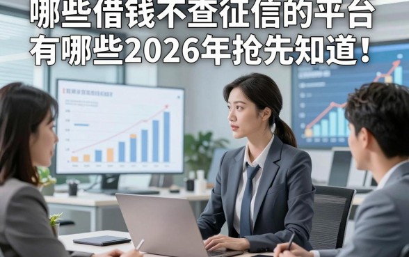 哪些借钱不查征信的平台有哪些2026年抢先知道！归纳这5个借款对征信要求不高口子