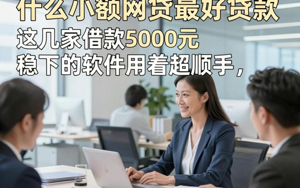 什么小额网贷最好贷款，这几家借款5000元稳下的软件用着超顺手