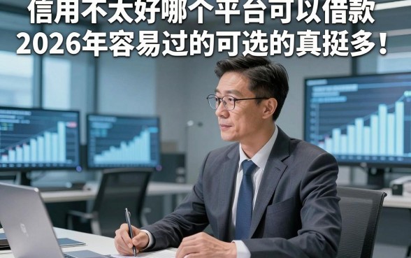 信用不太好哪个平台可以借款2026年容易过的可选的真挺多！，本篇全面清点​这五个借钱口子！