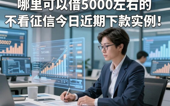 哪里可以借5000左右的,不看征信今日近期下款实例！同时筛选5个借款5000左右对征信要求不高口子