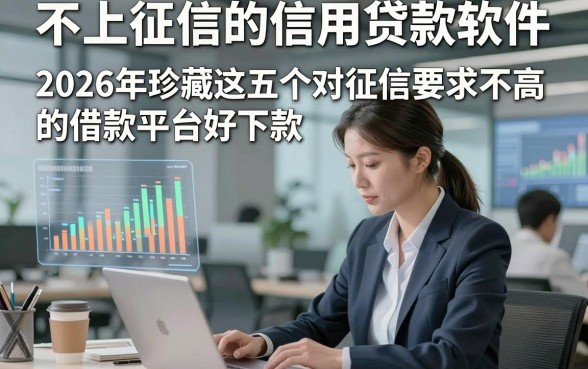 不上征信的信用贷款软件，2026年珍藏这五个对征信要求不高的借款平台好下款