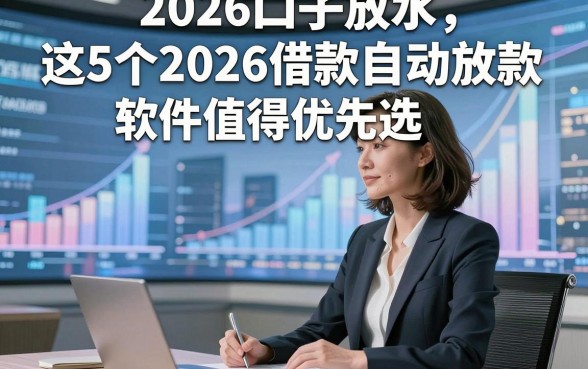 2026口子放水，这5个2026借款自动放款软件值得优先选