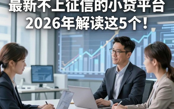最新不上征信的小贷平台2026年解读这5个！这些解答更具专业性！