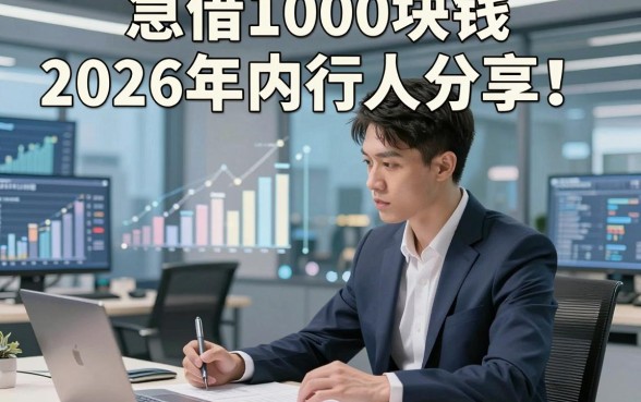 急借1000块钱2026年内行人分享！本篇探究这5个无视查的贷款必下软件