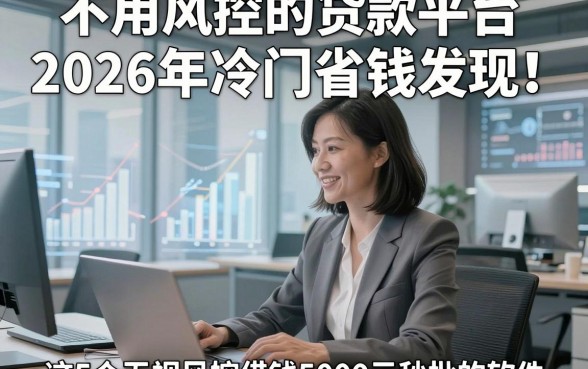 不用风控的贷款平台2026年冷门省钱发现！归类​这5个无视风控借钱5000元秒批的软件