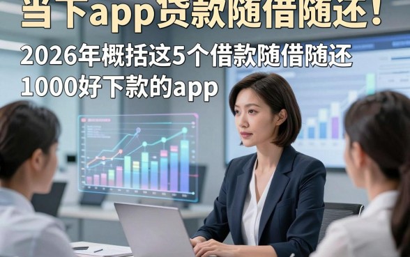 当下app贷款随借随还！2026年概括这5个借款随借随还1000好下款的app