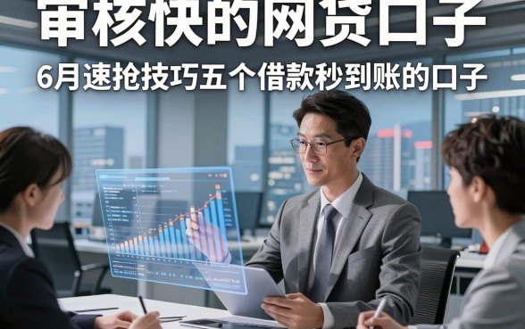 审核快的网贷口子，6月速抢技巧五个借款秒到账的口子