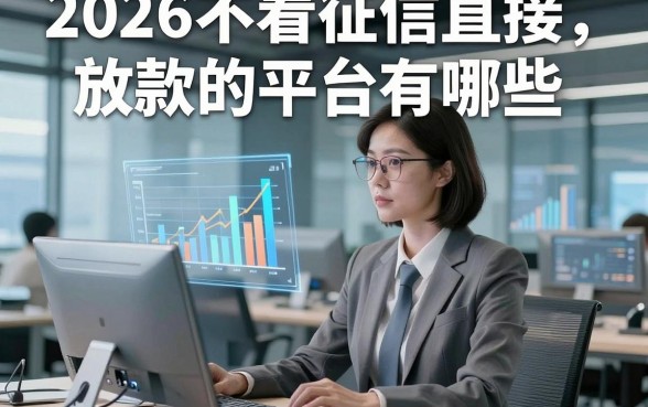 2026不看征信直接放款的平台有哪些，本文为您详细细说！