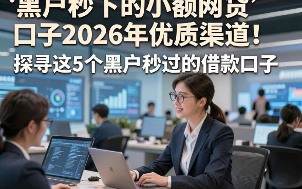 黑户秒下的小额网贷口子2026年优质渠道！探寻这5个黑户秒过的借款口子