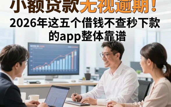 小额贷款无视逾期！2026年这五个借钱不查秒下款的app整体靠谱