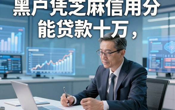 黑户凭芝麻信用分能贷款十万，本文为您全面聚合！