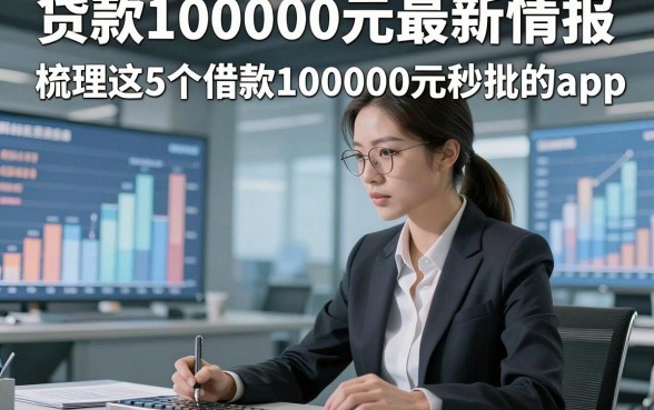 贷款100000元最新情报，梳理这5个借款100000元秒批的app