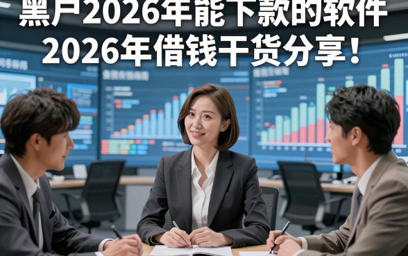 黑户2026年能下款的软件2026年借钱干货分享！本次提及5个黑户2026年借款3000元秒下的软件