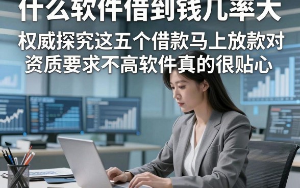 什么软件借到钱几率大，权威探究这五个借款马上放款对资质要求不高软件真的很贴心