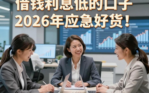 借钱利息低的口子2026年应急好货！本文介绍这五个借款利息低的口子直接放款