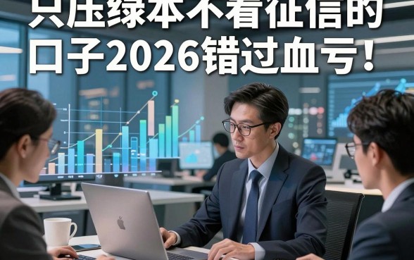 只压绿本不看征信的口子2026错过血亏！本篇详解5类贴合短期周转场景的靠谱平台